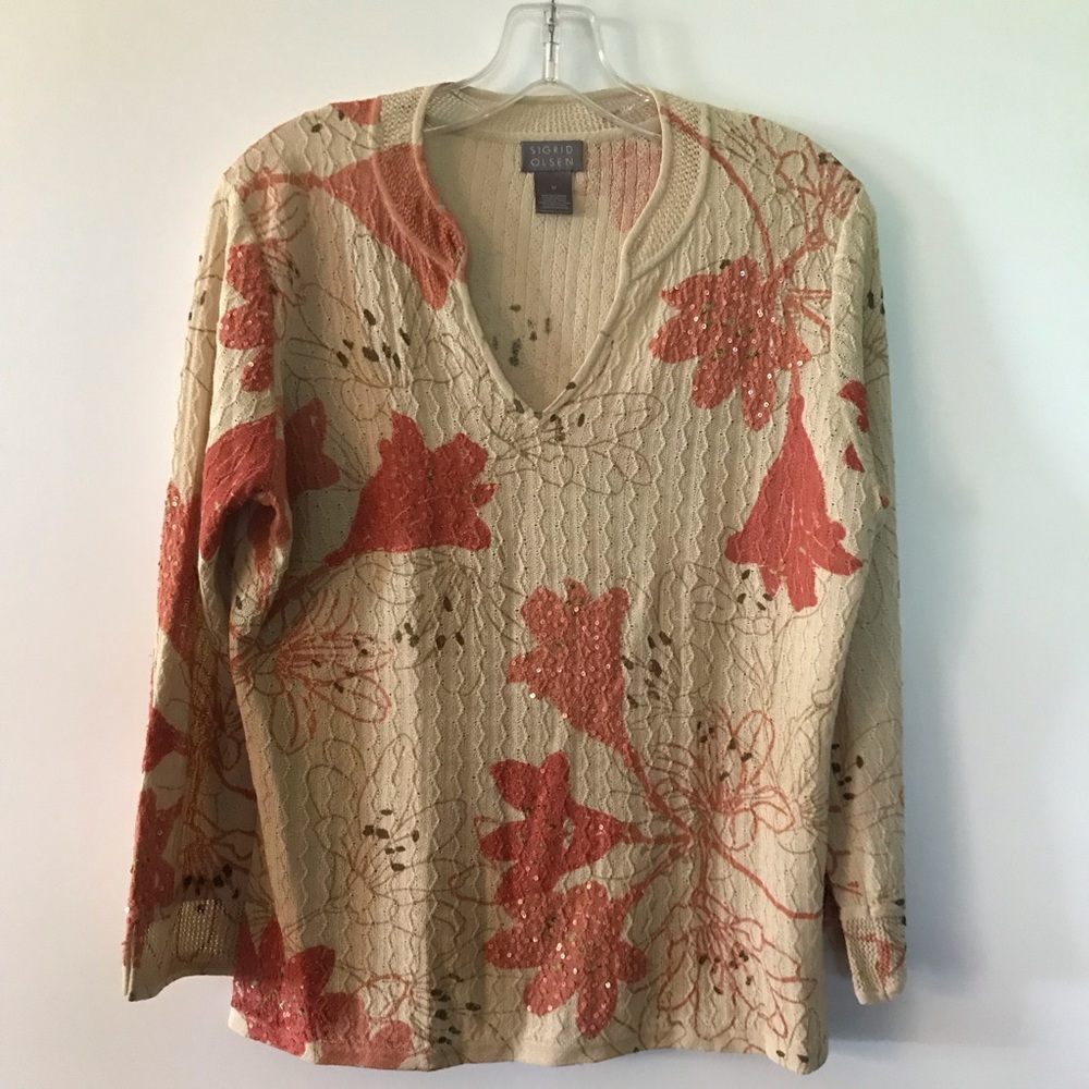 ⭐️ Sigrid Olsen Lightweight Sweater - M